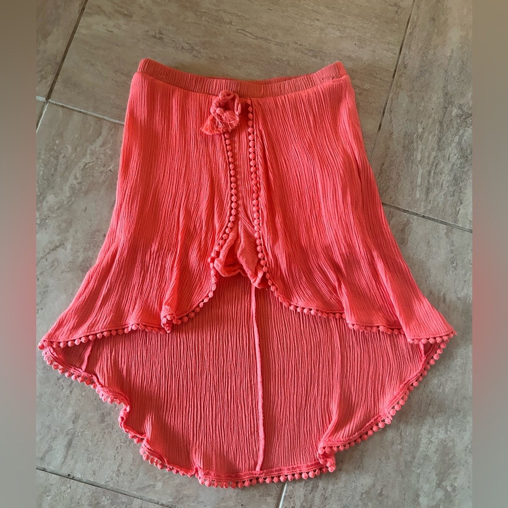 Papaya Girls Size L Salmon Colored Skort